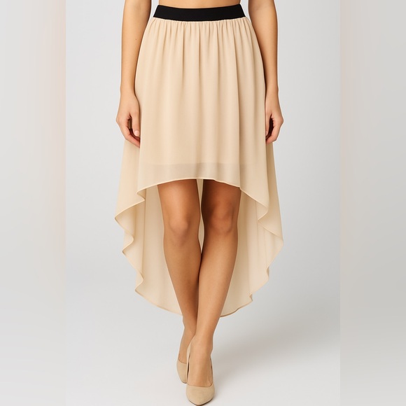 Forever 21 Dresses & Skirts - Forever 21 Beige High-Low Skirt